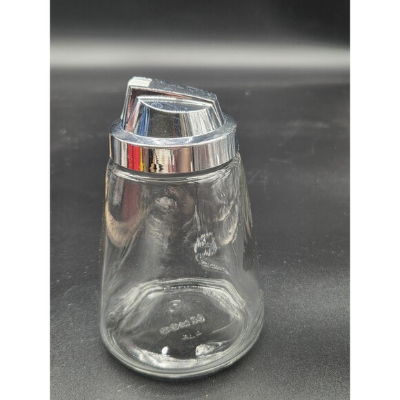 Vintage Westinghouse Gemco Sugar Dispenser Smooth Glass And Metal - Picture 1 of 13